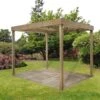 Forest Dining Wooden Garden Pergola Kit 10'x8'