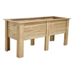 Forest Large Deep Root Wooden Garden Planter 6'x2' (1.8x0.6m) -Halls || Lifetime || Keter Sales drplant18hd 02
