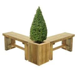 Forest Double Sleeper Wooden Garden Bench 6'x1' (1.8x0.35m) -Halls || Lifetime || Keter Sales dsben18hd 04
