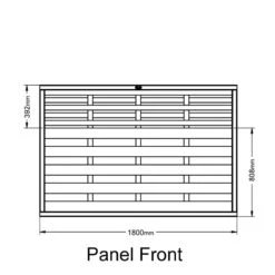 Forest 6' X 4' Kyoto Pressure Treated Decorative Fence Panel (1.8m X 1.2m) -Halls || Lifetime || Keter Sales ecp12 02