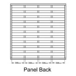 Forest 6' X 6' Europa Plain Pressure Treated Decorative Fence Panel (1.8m X 1.8m) -Halls || Lifetime || Keter Sales egfp 04