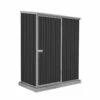 5' X 3' Absco Space Saver Pent Metal Shed - Dark Grey (1.52m X 0.78m)