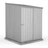 5' X 5' Absco Space Saver Pent Metal Shed - Zinc (1.52m X 1.52m)