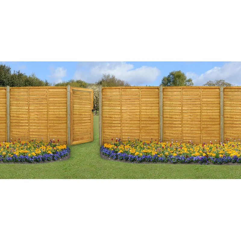 Forest 3' X 6' Wooden Lap Side Garden Gate (0.91m X 1.83m) 3 Forest 3' X 6' Wooden Lap Side Garden Gate (0.91m X 1.83m) - Image 3