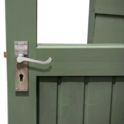 6' X 4' Forest Retreat Green Luxury Shed (1.81m X 1.22m) - Installation Included -Halls || Lifetime || Keter Sales fra46gnin forest retreat 6x4 apex shed green close up min