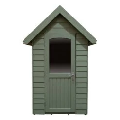 6' X 4' Forest Retreat Green Luxury Shed (1.81m X 1.22m) - Installation Included -Halls || Lifetime || Keter Sales fra46gnin forest retreat 6x4 apex shed green cutout4 min 1