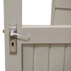 8' X 5' Forest Retreat Cream Luxury Shed (2.41m X 1.5m) - Installation Included -Halls || Lifetime || Keter Sales fra58crin forest retreat 8x5 apex shed cream close up min