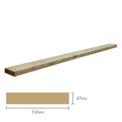 Forest Deck Joist (47mm X 150mm X 2400mm) Pack Of 5
