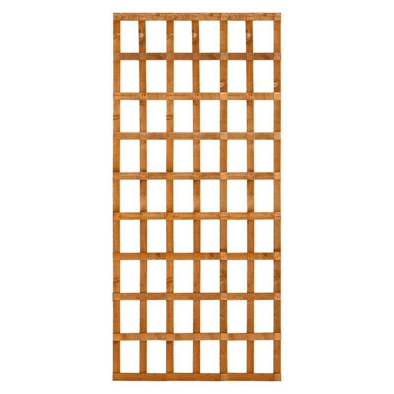 Forest 6' X 4' Heavy Duty Square Garden Trellis Fence Panel (1.83m X 1.22m) 2 Forest 6' X 4' Heavy Duty Square Garden Trellis Fence Panel (1.83m X 1.22m) - Image 2