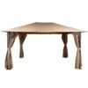 13'x10' (4mx3m) Glendale Venice Mocha Heavy Duty Rectangle Garden Gazebo
