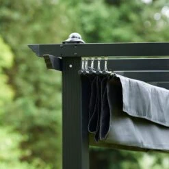 10' X 10' Glendale Seville Grey Garden Gazebo (3m X 3m) -Halls || Lifetime || Keter Sales gl1647 3x3m glendale seville grey garden gazebo frame min