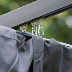 13' X 10' Glendale Seville Grey Garden Gazebo (4m X 3m) -Halls || Lifetime || Keter Sales gl1648 4x3m glendale seville grey garden gazebo hooks min