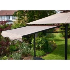 8' X 4'11 Glendale BBQ Shelter Gazebo (2.45m X 1.5m) -Halls || Lifetime || Keter Sales gl1800 glendale bbq shelter gazebo close up4 min
