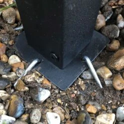 8' X 8' Glendale Peninsula Grey Garden Gazebo (2.5m X 2.5m) -Halls || Lifetime || Keter Sales gl1803 8x8 glendale peninsular grey garden gazebo close up1 min