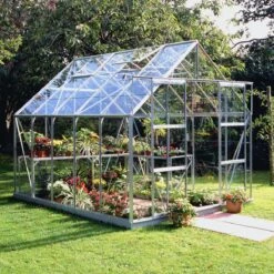 Halls || Lifetime || Keter Sales 24 8'6 X 10'7 Green Frame Halls Magnum 810 Greenhouse (2.57 X 3.22m)