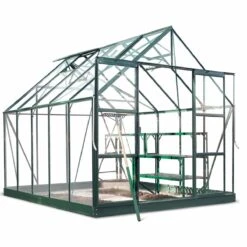 8'6 X 10'7 Green Frame Halls Magnum 810 Greenhouse (2.57 X 3.22m) -Halls || Lifetime || Keter Sales hal108gmg 02