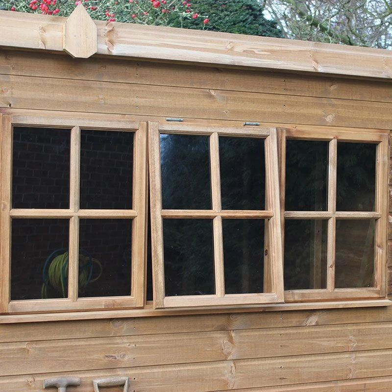 10' X 6' Traditional Heavy Duty Shiplap Pent Wooden Garden Shed (3.05m X 1.83m) 12 10' X 6' Traditional Heavy Duty Shiplap Pent Wooden Garden Shed (3.05m X 1.83m) - Image 12