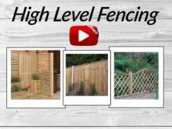 Forest 6' X 4' Kyoto Pressure Treated Decorative Fence Panel (1.8m X 1.2m) -Halls || Lifetime || Keter Sales high level fences 9