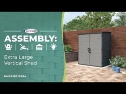 5'10 X 3'8 Suncast XL Vertical Plastic Garden Shed (1.79m X 1.12m) -Halls || Lifetime || Keter Sales hqdefault 148 8