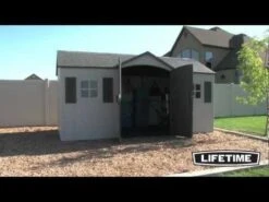 15' X 8' Lifetime Heavy Duty Plastic Shed - Single Entrance (4.57m X 2.43m) -Halls || Lifetime || Keter Sales hqdefault 440 7