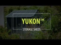 11' X 13.1' Palram Canopia Yukon Dark Grey Skylight Plastic Shed (3.32m X 3.93m) -Halls || Lifetime || Keter Sales hqdefault 441 3