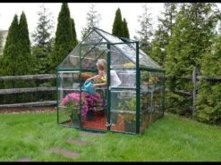 6'x8' Palram Canopia Harmony Walk In Green Polycarbonate Greenhouse (1.8x2.4m) -Halls || Lifetime || Keter Sales hqdefault 55 4