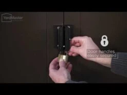 8' X 6'6 Yardmaster 86TBSL Shiplap Metal Shed (2.43m X 1.97m) -Halls || Lifetime || Keter Sales hqdefault 594 4