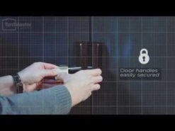 6' X 4' Yardmaster Castleton Anthracite Metal Shed (1.86m X 1.25m) -Halls || Lifetime || Keter Sales hqdefault 595