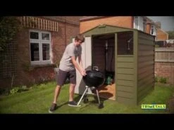 9' X 5' Trimetals Titan 950 Pent Metal Lean To Shed (2.63m X 1.54m) -Halls || Lifetime || Keter Sales hqdefault 624 43