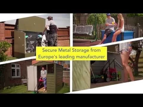 9' X 6' Trimetals Premium Titan 960 Pent Metal Shed (2.63m X 1.76m) 6 9' X 6' Trimetals Premium Titan 960 Pent Metal Shed (2.63m X 1.76m) - Image 6