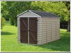 6' X 8' Palram Canopia Grey Skylight Plastic Shed (1.85m X 2.29m) -Halls || Lifetime || Keter Sales hqdefault 67 2