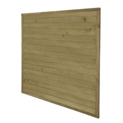 Forest 6' X 6' Pressure Treated Tongue And Groove Fence Panel (1.83m X 1.83m) -Halls || Lifetime || Keter Sales htgp6 6ft high forest horizontal tongue and groove fence panel cutout2