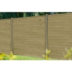Forest 6' X 6' Pressure Treated Tongue And Groove Fence Panel (1.83m X 1.83m) -Halls || Lifetime || Keter Sales htgp6 6ft high forest horizontal tongue and groove fence panel no2