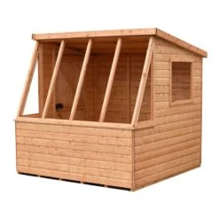 6' X 8' Shire Iceni Pent Potting Shed (1.83m X 2.5m) -Halls || Lifetime || Keter Sales icen0806dsl 1aa iceni potting shed cutout min