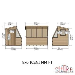 New Arrival -Halls || Lifetime || Keter Sales icen0806dsl 1aa iceni potting shed drawing1 min