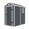 4' X 6' Jasmine Plastic Shed With Foundation Kit (1.34m X 1.92m)