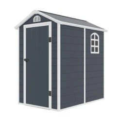 4' X 6' Jasmine Plastic Shed With Foundation Kit (1.34m X 1.92m)