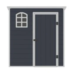 6' X 3' Jasmine Pent Plastic Shed With Foundation Kit (1.92m X 1.09m) -Halls || Lifetime || Keter Sales jasmine63pent 6x3 jasmine pent plastic shed with foundation kit cutout2 min 1