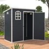 6' X 3' Jasmine Pent Plastic Shed With Foundation Kit (1.92m X 1.09m)
