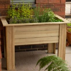 Forest Kitchen Garden Planter 3'3 X 2' (1m X 0.7m) -Halls || Lifetime || Keter Sales kgpla1hd kitchen garden planter 1m insitu3 min