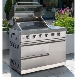 Norfolk Grills Absolute 4 Burner Gas BBQ Grill -Halls || Lifetime || Keter Sales kitchen400 sb absolute 4 burner insitu2 min
