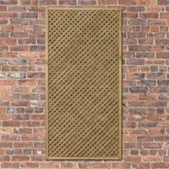 Forest 5'11" X 2'11" Wisley Diamond Lattice Trellis Panel (1.8m X 0.9m) -Halls || Lifetime || Keter Sales knl900hd 5
