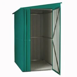 4' X 8' Globel Lean-To Heritage Green Metal Shed (1.24m X 2.42m) -Halls || Lifetime || Keter Sales lean to 4 2 min 1