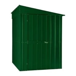 5' X 8' Globel Heritage Green Lean-To Metal Shed (1.55m X 2.42m) -Halls || Lifetime || Keter Sales lean to 5 1 min