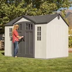 10' X 8' Lifetime New Edition Single Entrance Plastic Shed (3.05m X 2.44m)
