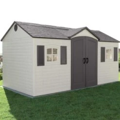 15' X 8' Lifetime Heavy Duty Plastic Shed - Single Entrance (4.57m X 2.43m)