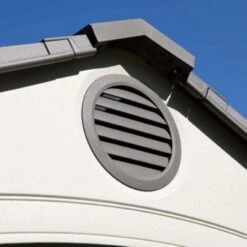 8' X 7.5' Lifetime Special Edition Heavy Duty Plastic Shed (2.43m X 2.28m) -Halls || Lifetime || Keter Sales lifetime 8x7 vent