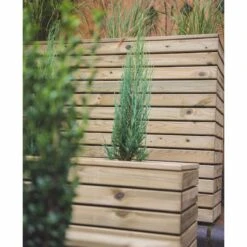 Forest Linear Long Wooden Garden Planter 4'x1' (1.2x0.4m) -Halls || Lifetime || Keter Sales linpl120hd 02