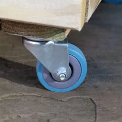 3'11 X 1'4 Forest Linear Long Wooden Garden Planter With Wheels (1.2m X 0.4m) -Halls || Lifetime || Keter Sales linpl120w 3