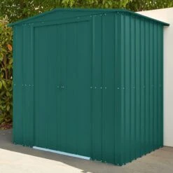 6' X 3' Globel Heritage Green Apex Metal Shed (1.84m X 0.92m)